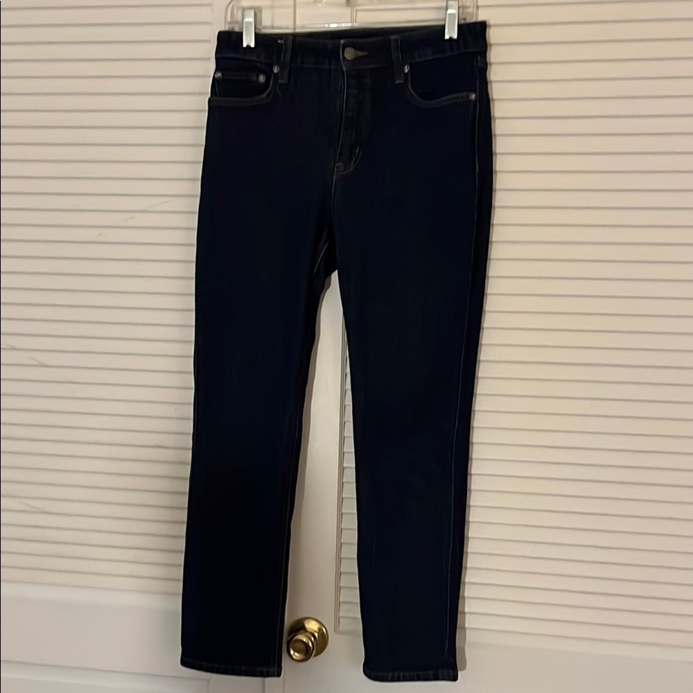 LAUREN RALPH LAUREN Classic Straight Leg Jeans
 Size 4 Dark Blue
